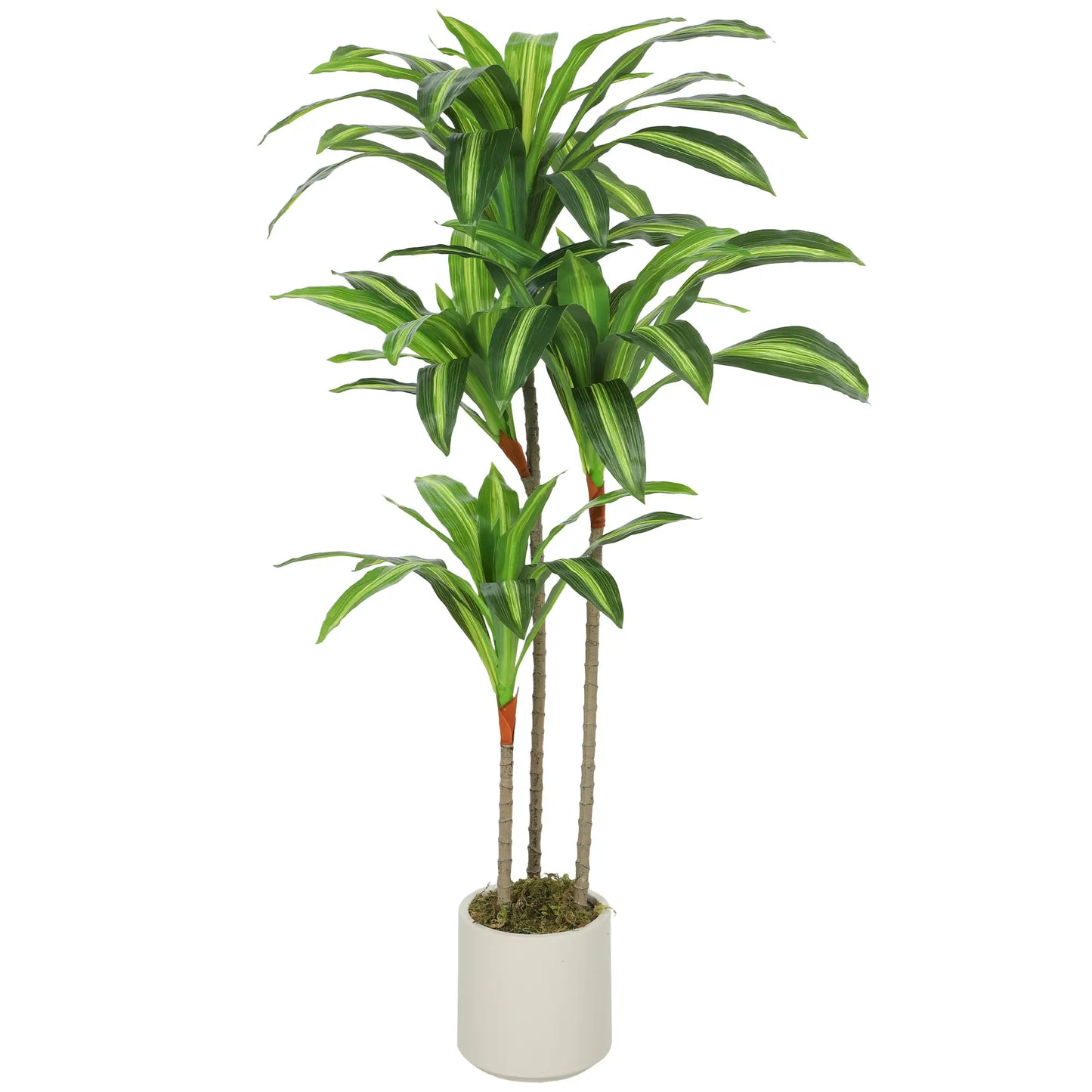 4FT Dracaena Artificial Plant, Bendable Trunks, Green Artificial Trees at Gallery Canada