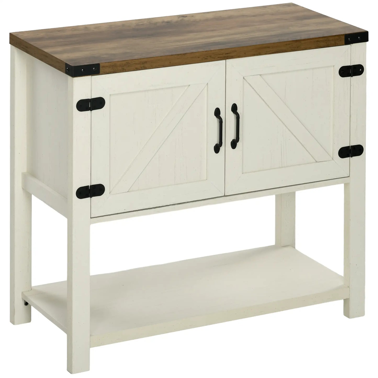 Farmhouse Kitchen Storage Cabinet, Free Standing Sideboard, White Storage Cabinets at Gallery Canada