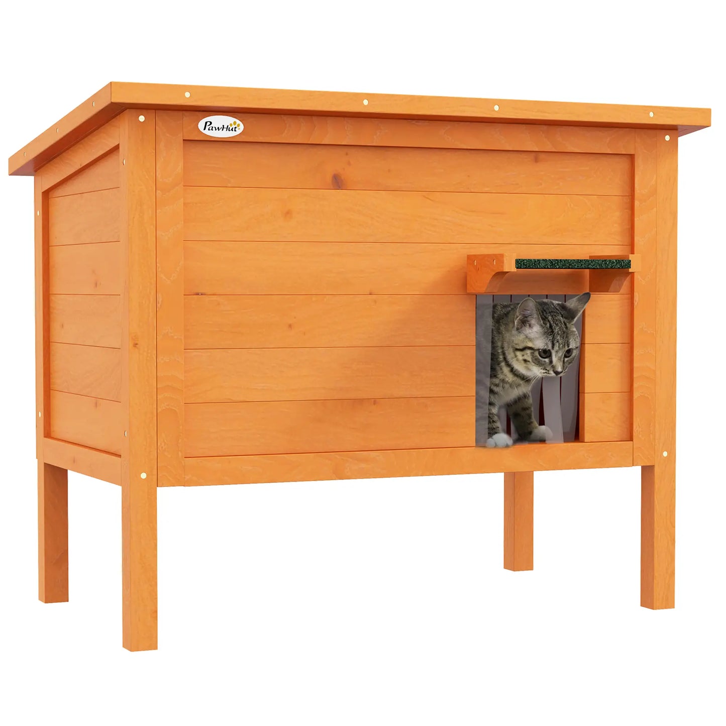 Outdoor Insulated Cat House, Asphalt Roof, Removable Floor, for Small Animals Cat Houses at Gallery Canada