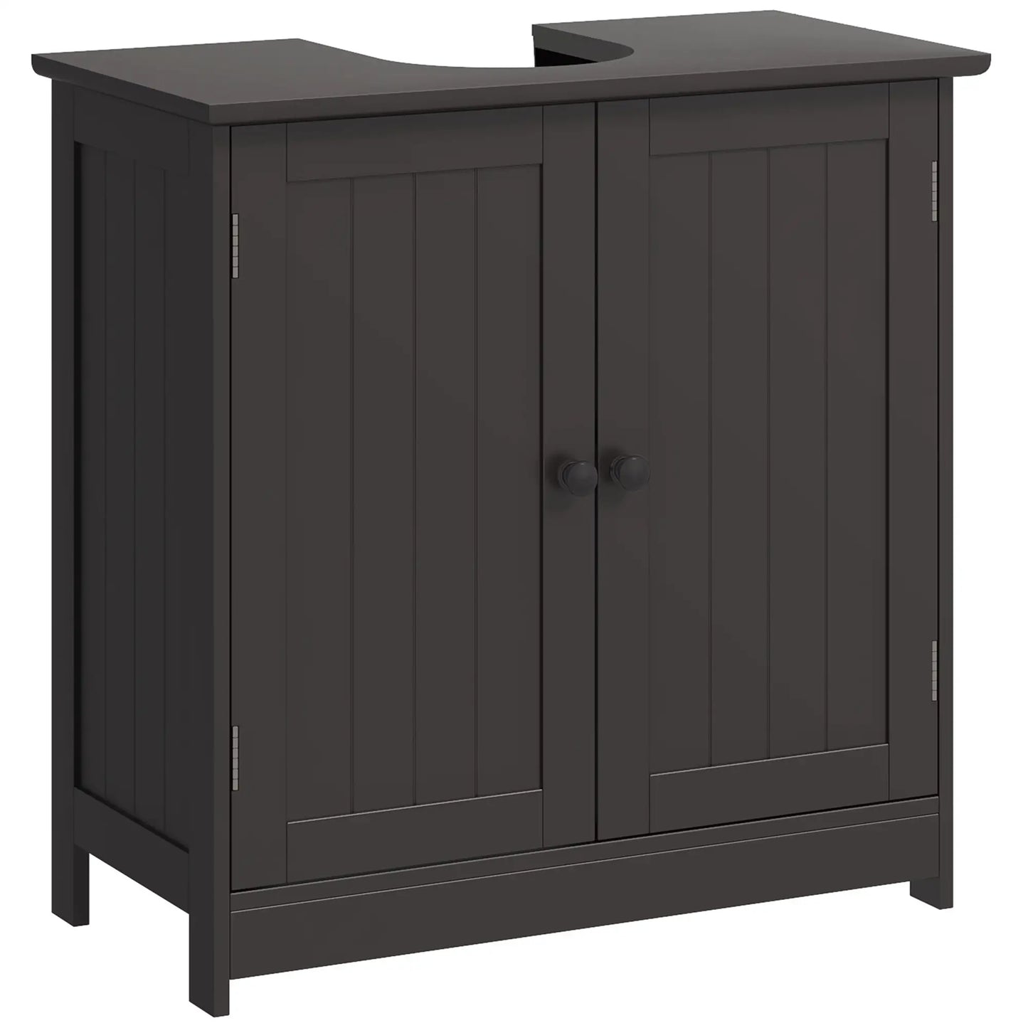 Under Sink Bathroom Cabinet, 2 Doors with Shelf, Coffee Bathroom Cabinets at Gallery Canada