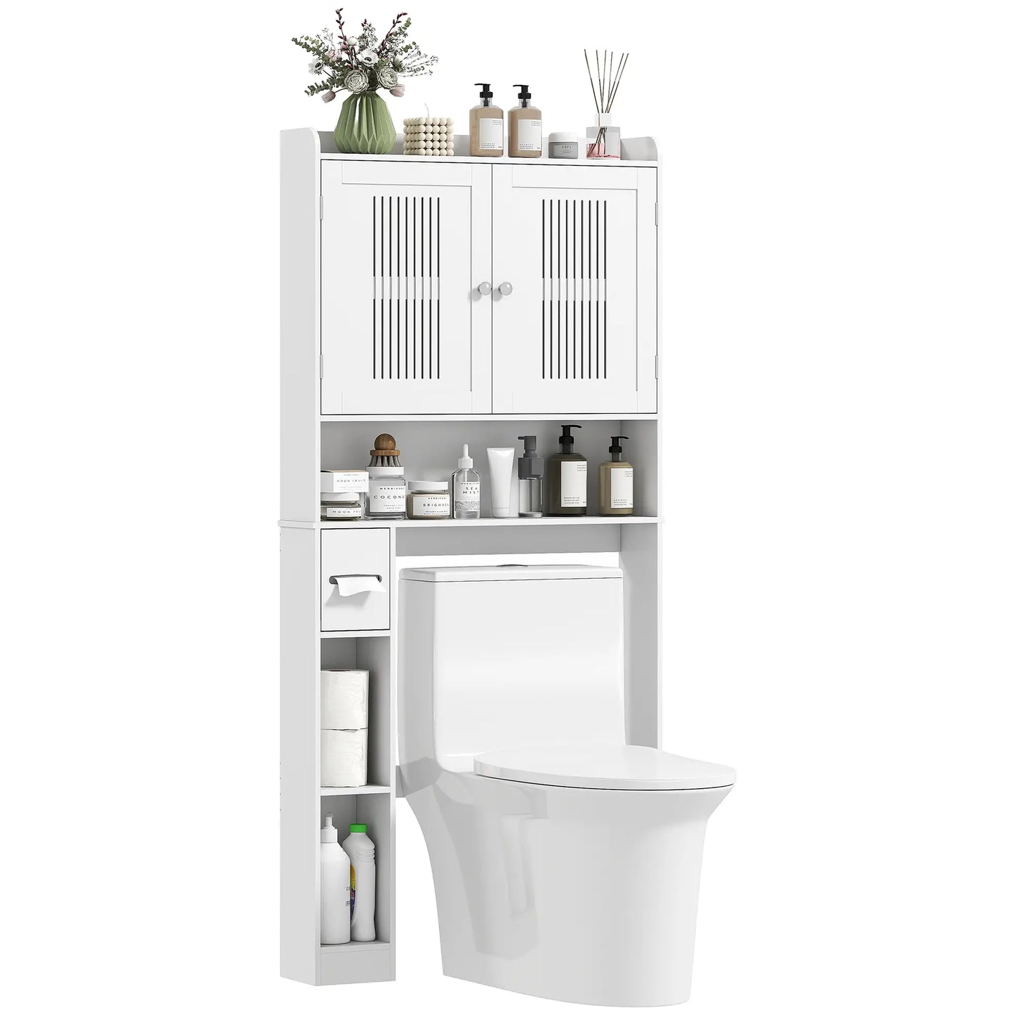 Over Toilet Storage Cabinet, Adjustable Shelf, Toilet Paper Holder Bathroom Cabinets at Gallery Canada