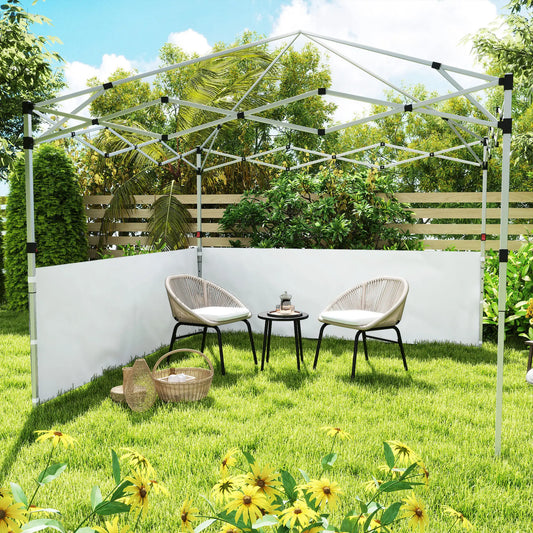 Canopy Sidewalls, 10' x 10' or 10' x 20', 2 PCS, White
