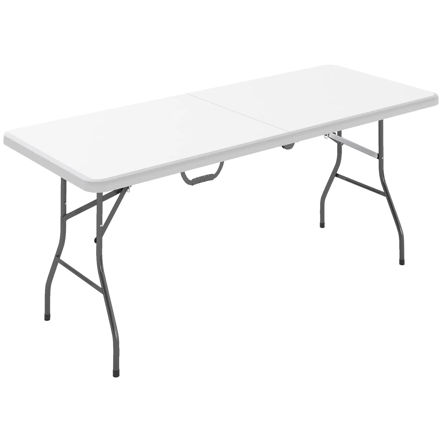 6ft Folding Table, Portable Plastic Camping Table, Outdoor Indoor Picnic Picnic Tables & Camping Chairs at Gallery Canada
