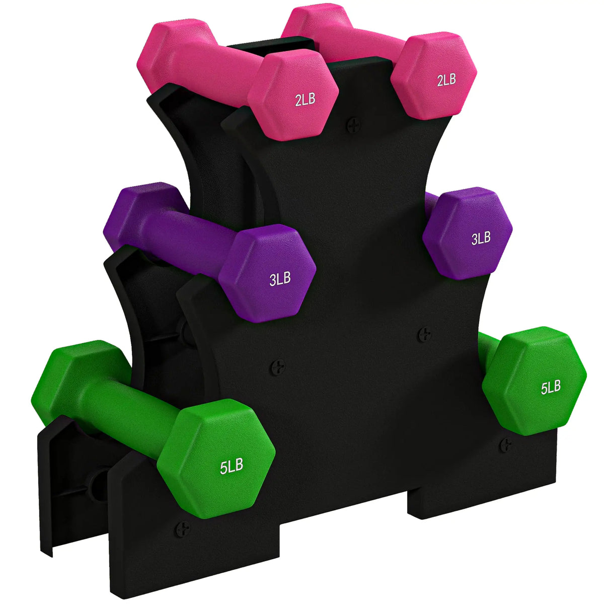 2 x 2 lbs., 2 x 3 lbs., 2 x 5 lbs. Dumbbells Set, Hand Weights for Gym Dumbbells & Barbells at Gallery Canada