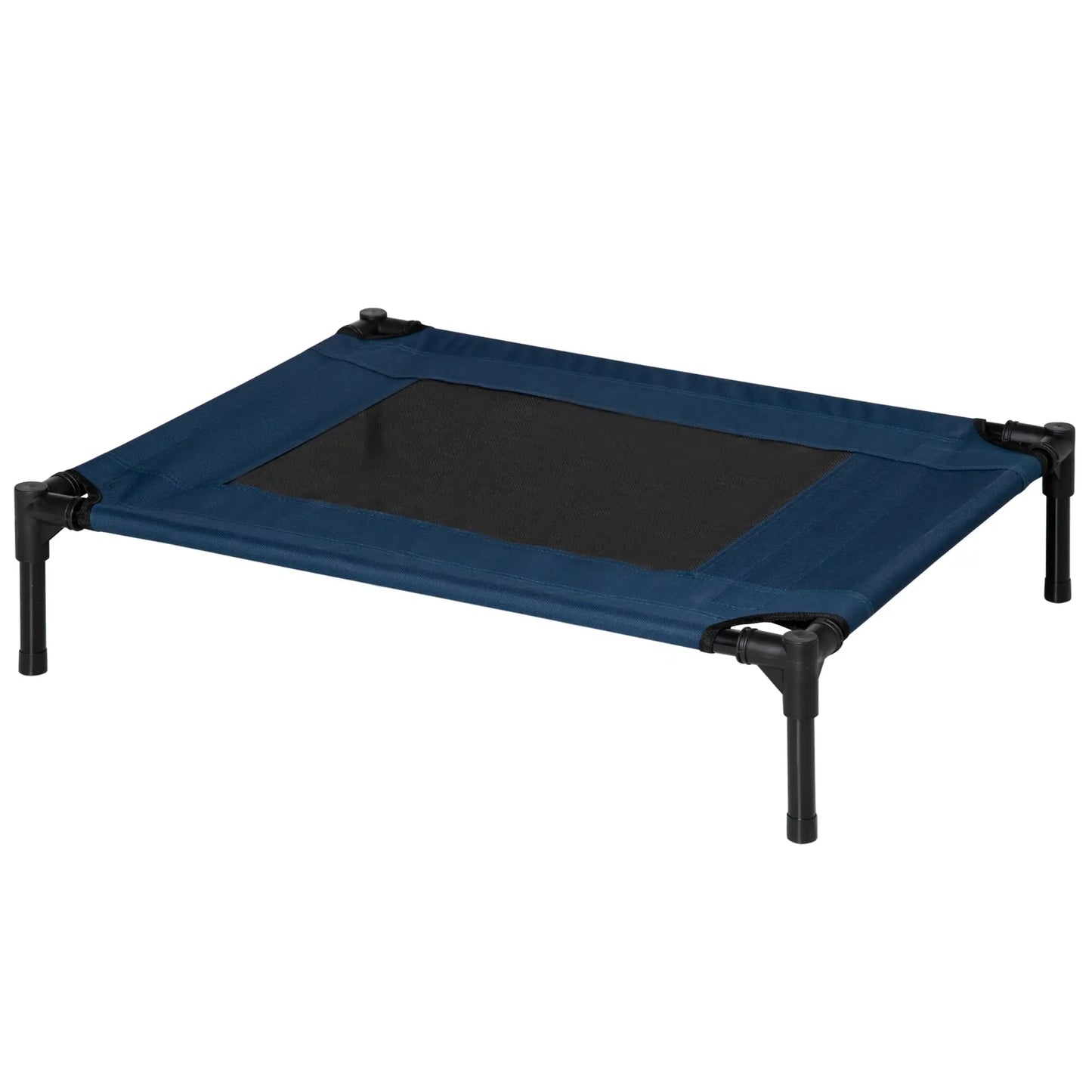 Elevated Dog Bed, Raised Cot, M Size, 30" x 24" x 7", Blue Elevated Dog Beds at Gallery Canada