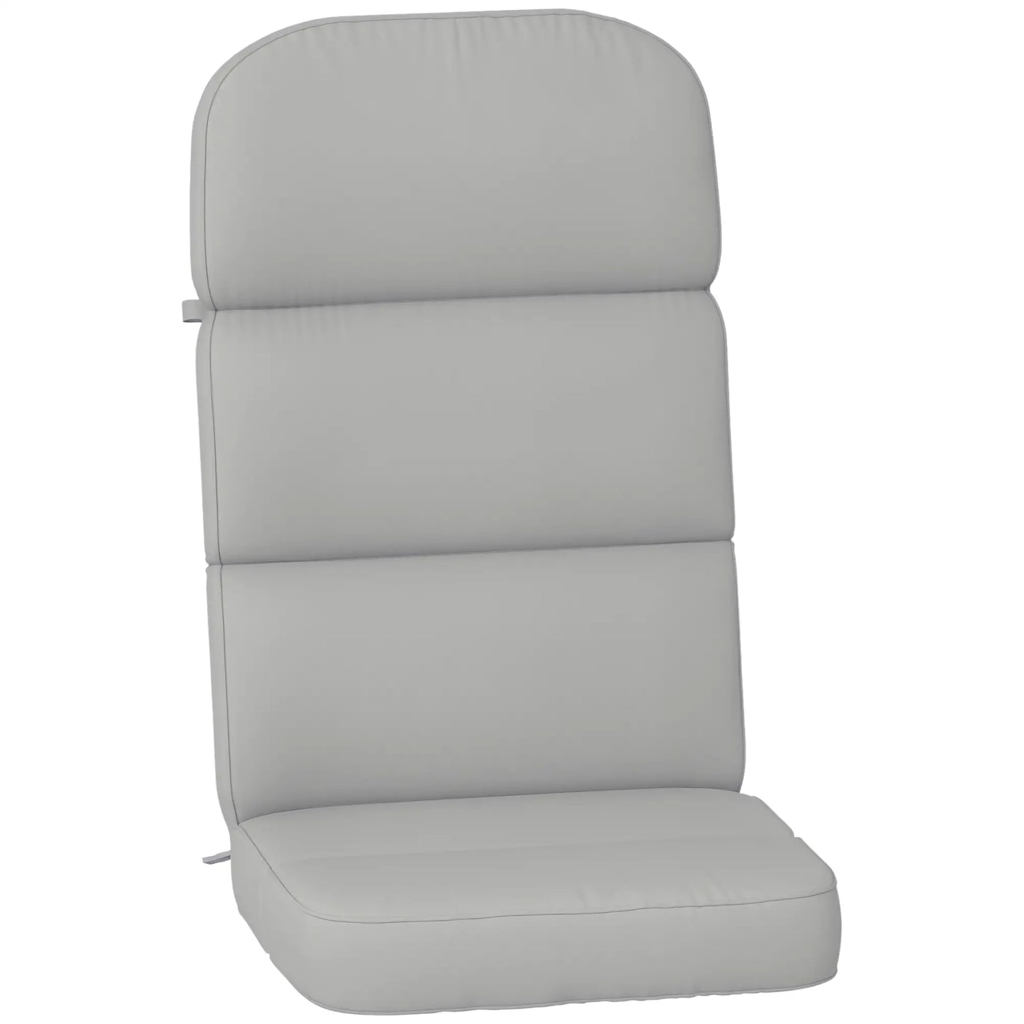 Outdoor Seat Cushion with Back, UPF 20+, Non-Slip, Light Grey Patio Chair Cushions at Gallery Canada