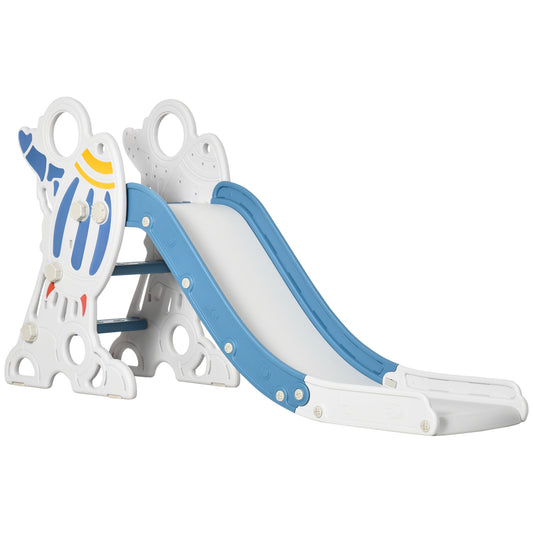 Toddler Slide Indoor for Kids 1.5-3 Years Old, Space Theme Climber Slide Playset, Blue - Gallery Canada