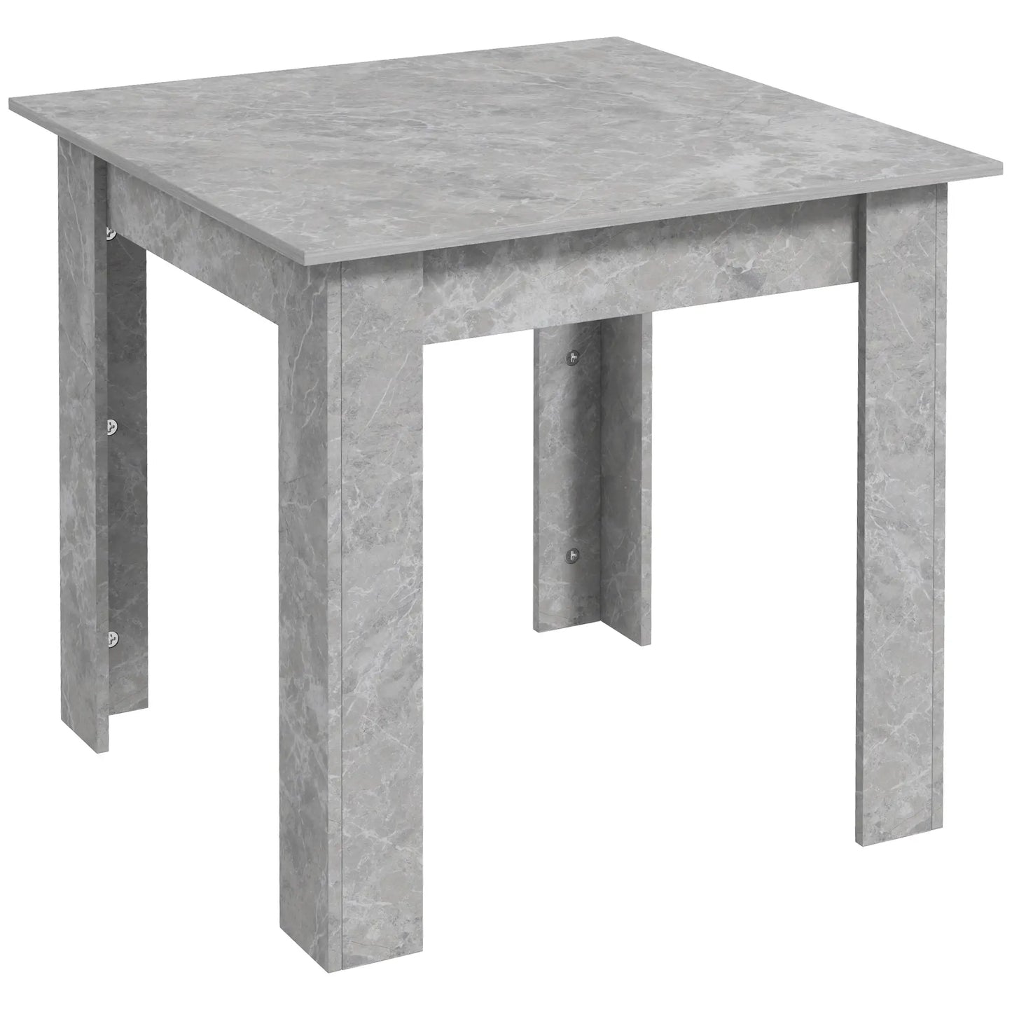 Square Dining Table, Modern Faux Cement Effect, Small Kitchen Table, Cement Grey Dining Tables at Gallery Canada