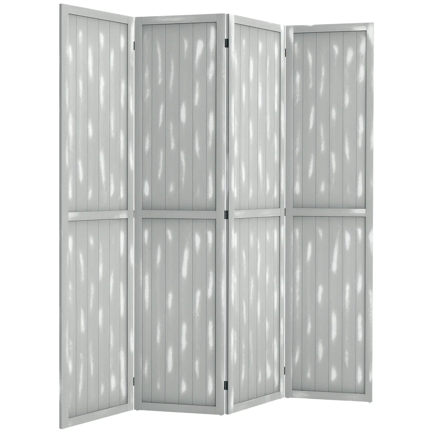 Foldable Screen Divider, 5.5', for Bedroom Office, Grey