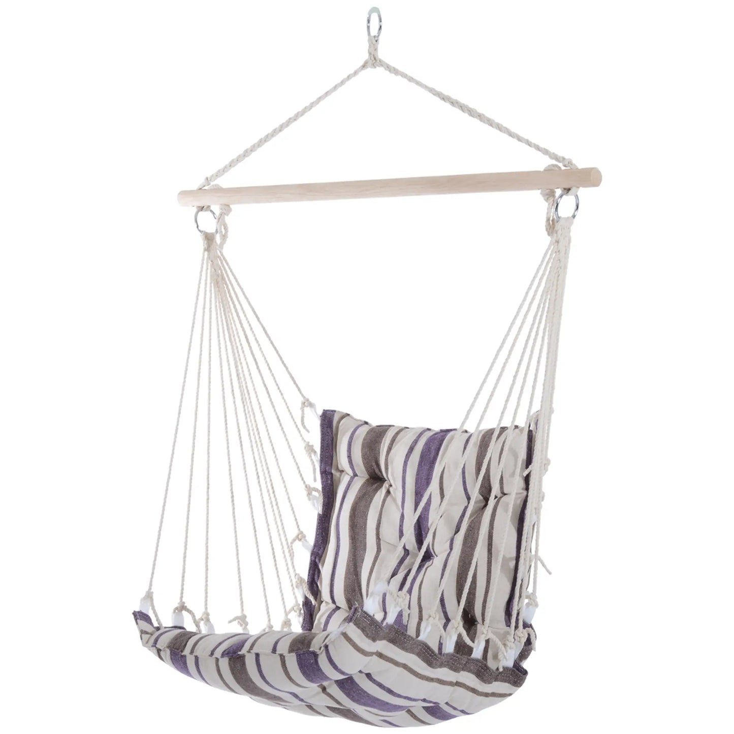 Portable Hanging Woven Hammock, Swing Chair, Outdoor Camping, Brown Hammock Swings at Gallery Canada