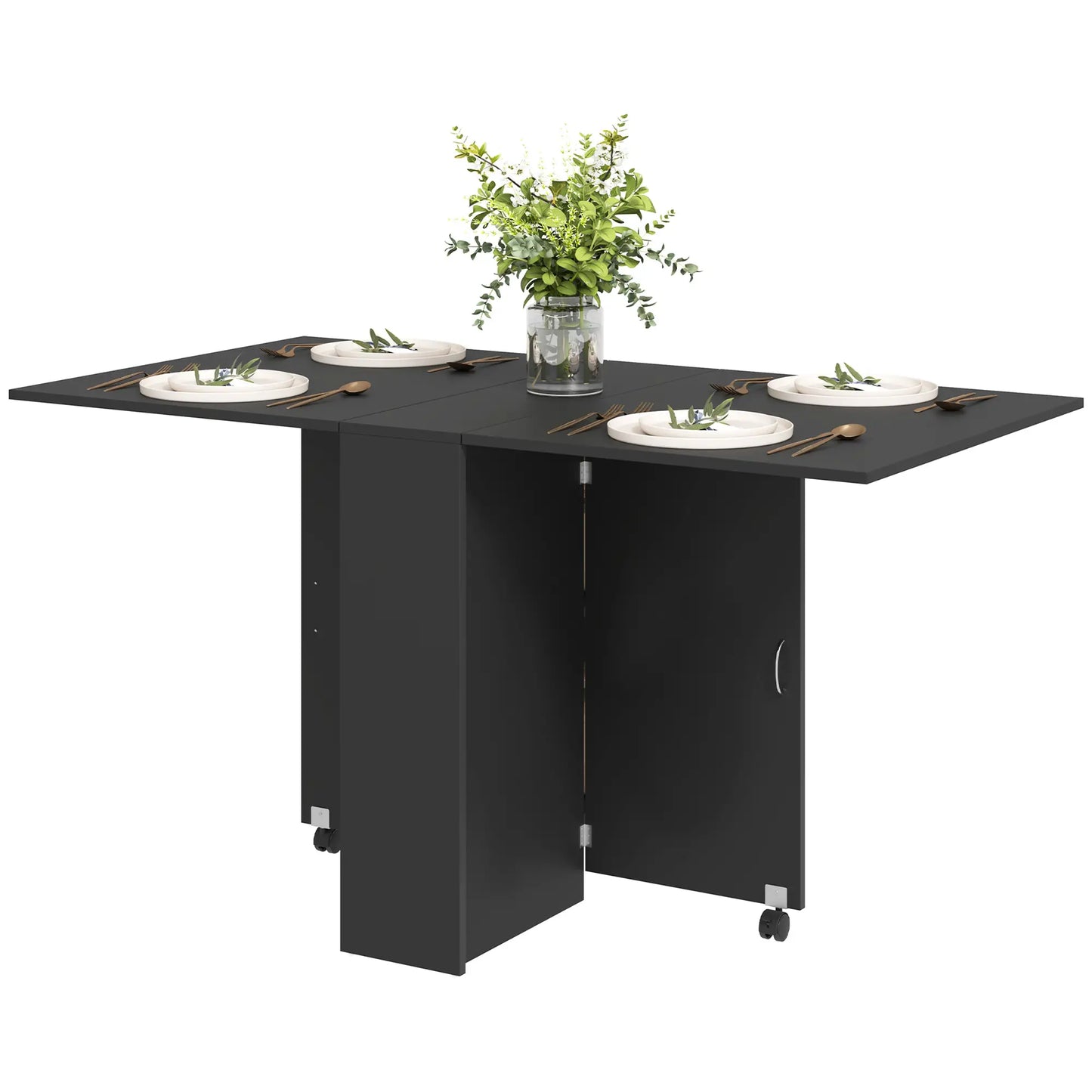 Extendable Dining Table, Collapsible Folding Table, Black Bar Tables & Dining Tables at Gallery Canada