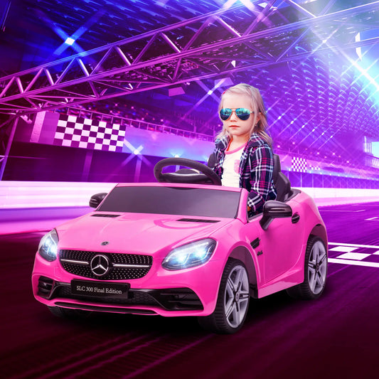12V Ride On Car, Parent Remote, Two Motors, Music, Lights, Pink, 3-6 Years Electric Toy Cars Pink at Gallery Canada