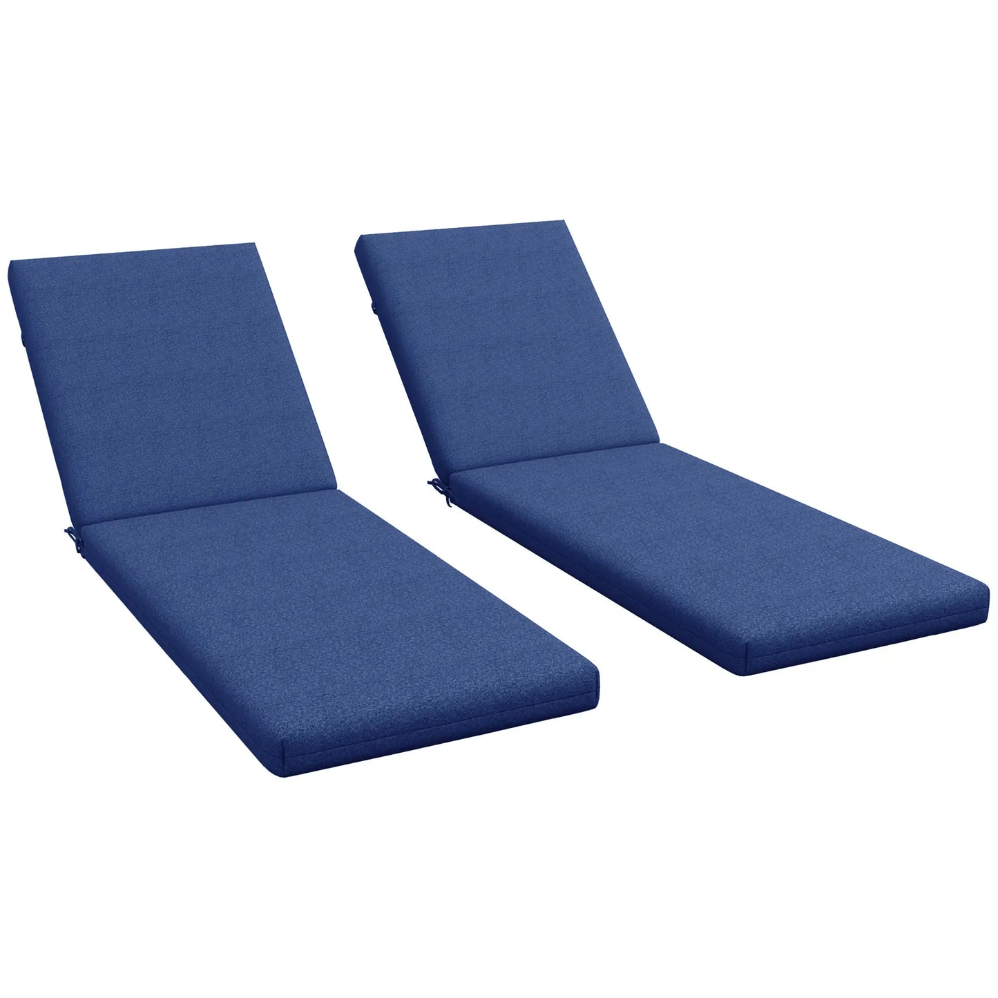 2-Piece Patio Chair Cushion Set, Indoor Outdoor, Blue Patio Chair Cushions at Gallery Canada