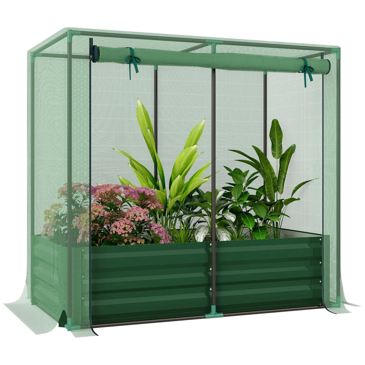 Galvanized Steel Planter Box, Raised Garden Bed, Flowers, Vegs, Herbs Raised Garden Beds at Gallery Canada