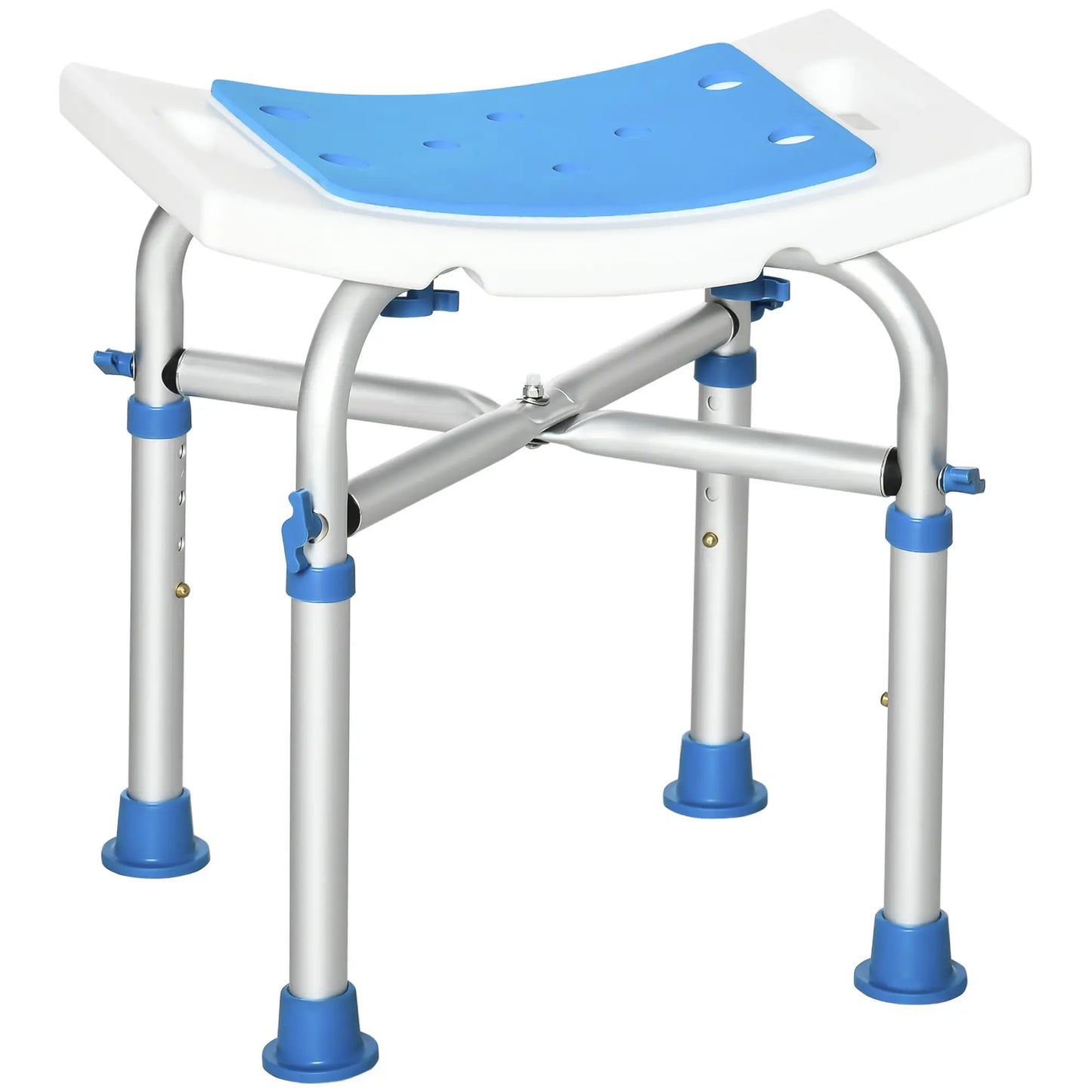 Adjustable Shower Chair, 16.7"W Aluminum, EVA Padded Seat for Seniors Bath Chairs at Gallery Canada