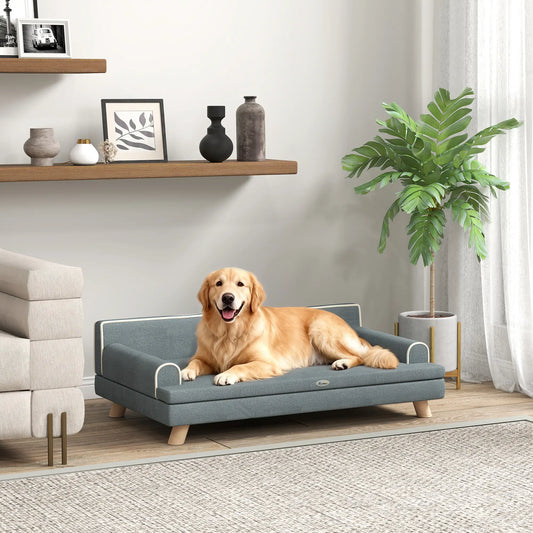Elevated Dog Sofa Bed, Medium & Large, Dark Grey Dog Sofas Dark Grey at Gallery Canada