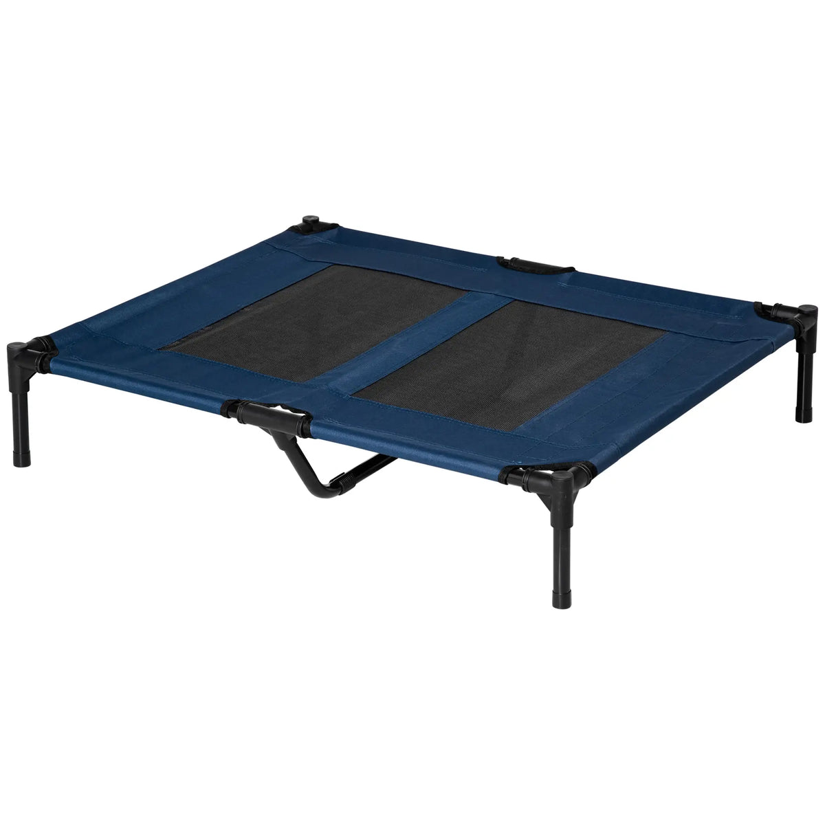Elevated Dog Bed, XL Dog Cot, 36" x 30" x 7", Blue Elevated Dog Beds at Gallery Canada