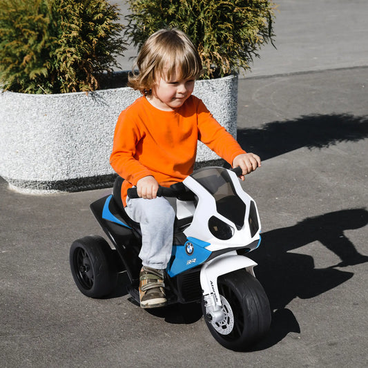 6V Kids Motorcycle with Headlight, Music, Blue Electric Motorcycles Blue at Gallery Canada