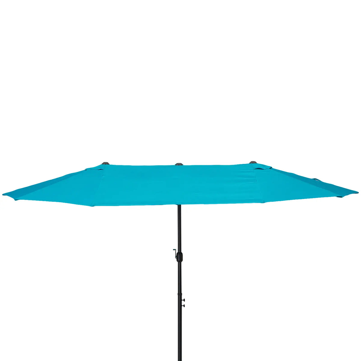 15ft Double-Sided Patio Umbrella, Twin Canopy, Crank, Sky Blue Sun Umbrellas at Gallery Canada