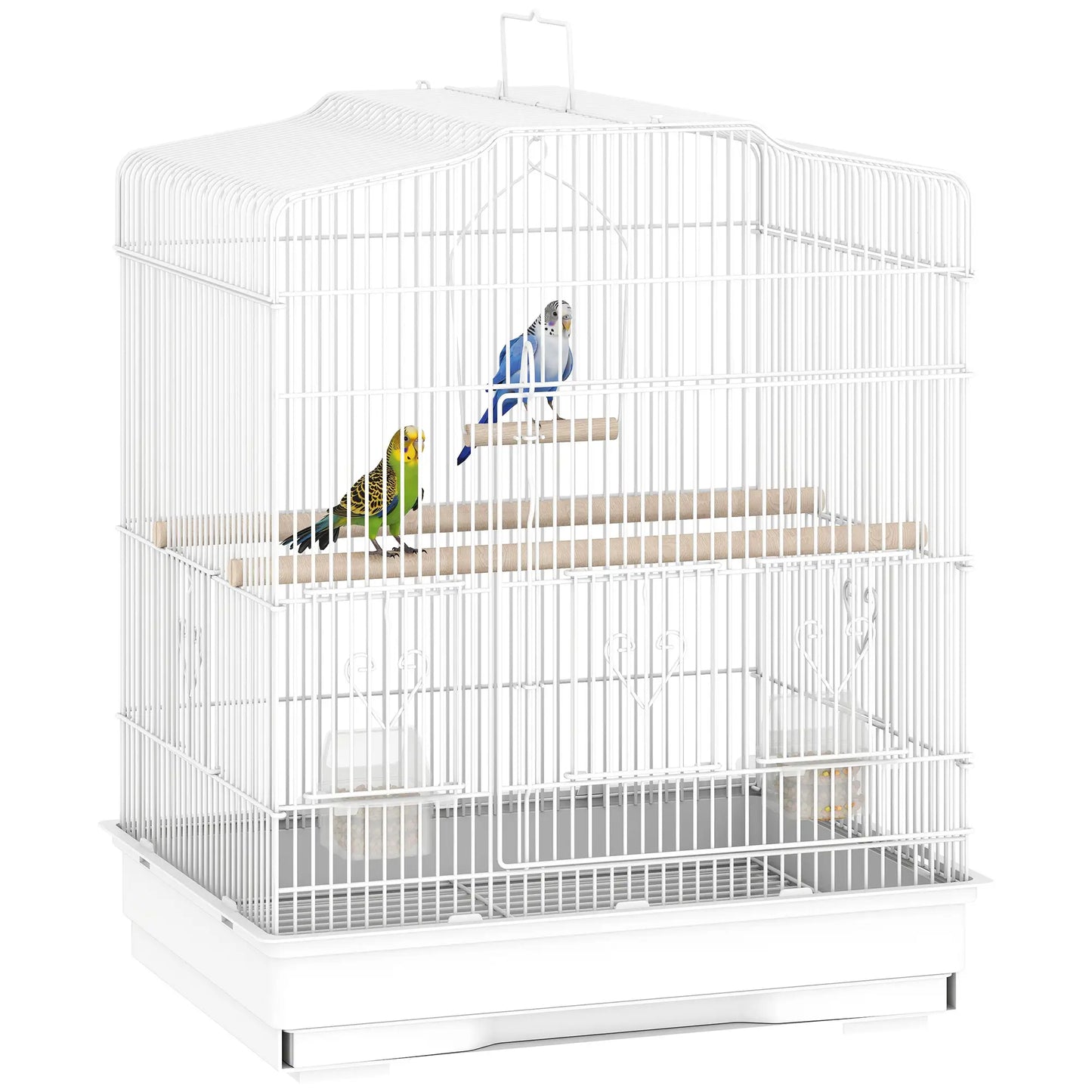 23" Bird Cage, Finches Canaries Parrot, White Bird Cages at Gallery Canada