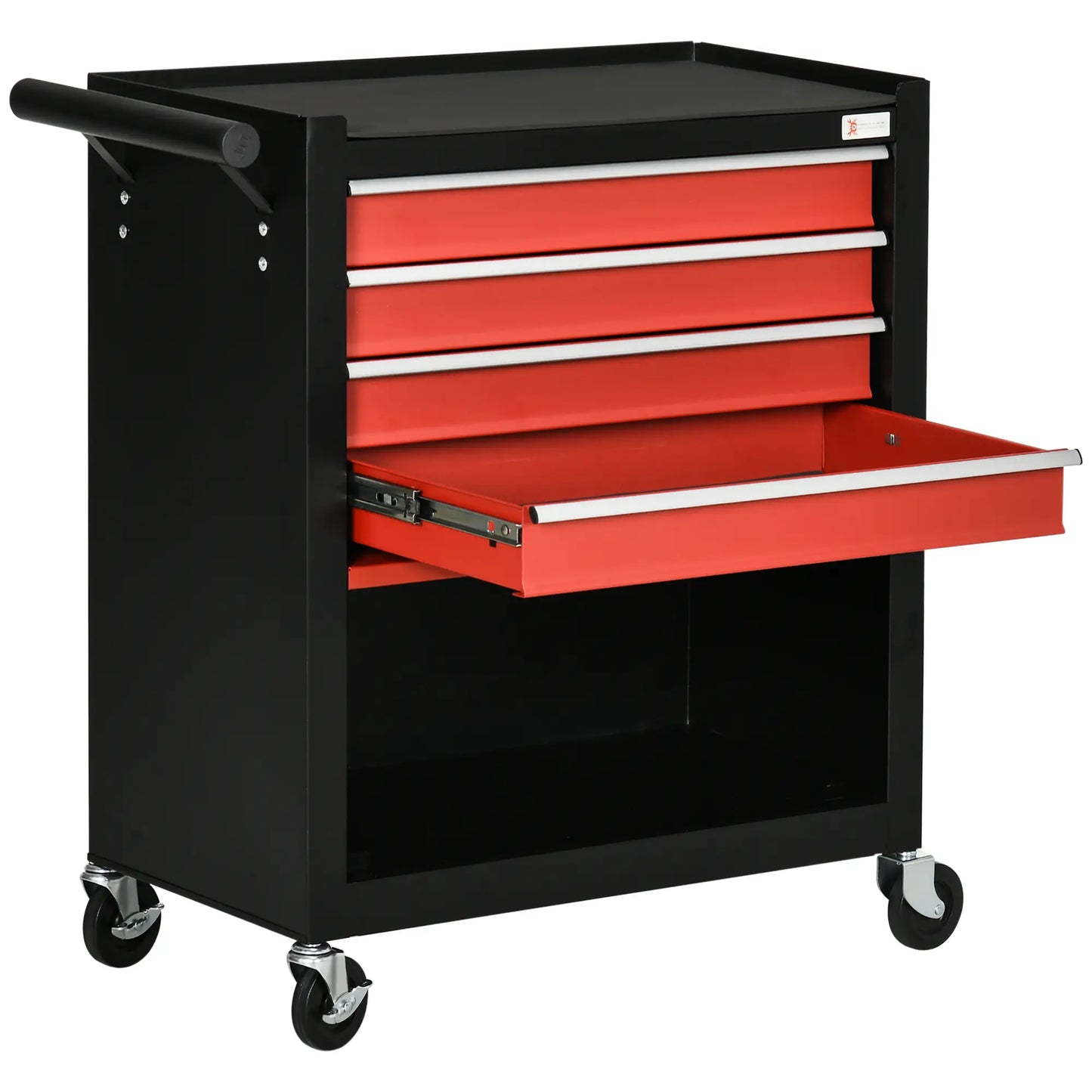 4-Drawer Tool Chest, Rolling Storage Cabinet, Portable Organizer, Red Tool Organizers at Gallery Canada