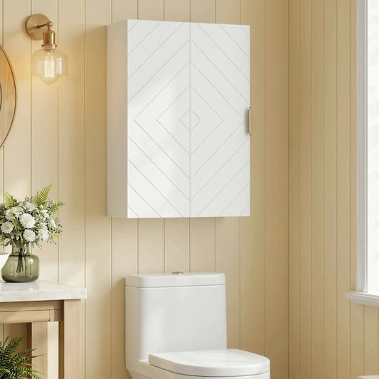 Modern Bathroom Medicine Cabinet, Adjustable Shelves, Single Door Bathroom Cabinets White at Gallery Canada