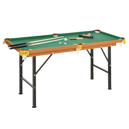 54.3"L Mini Pool Table Portable Billiard Table Includes Cues, Ball, Chalk, Rack, for Kids - Gallery Canada
