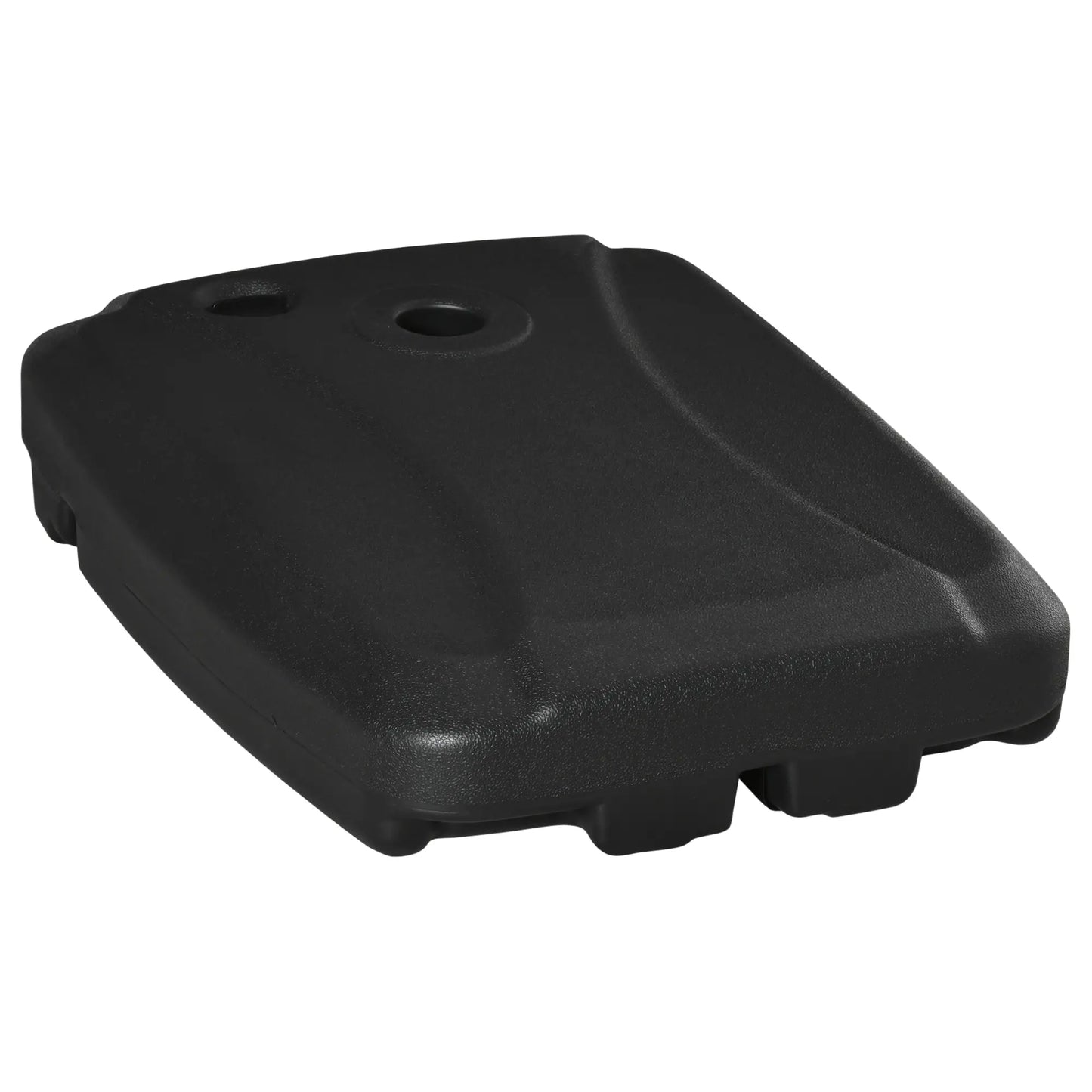 Offset Umbrella Base, Square, Water Sand Filled, 165 lbs, Black Umbrella Bases at Gallery Canada