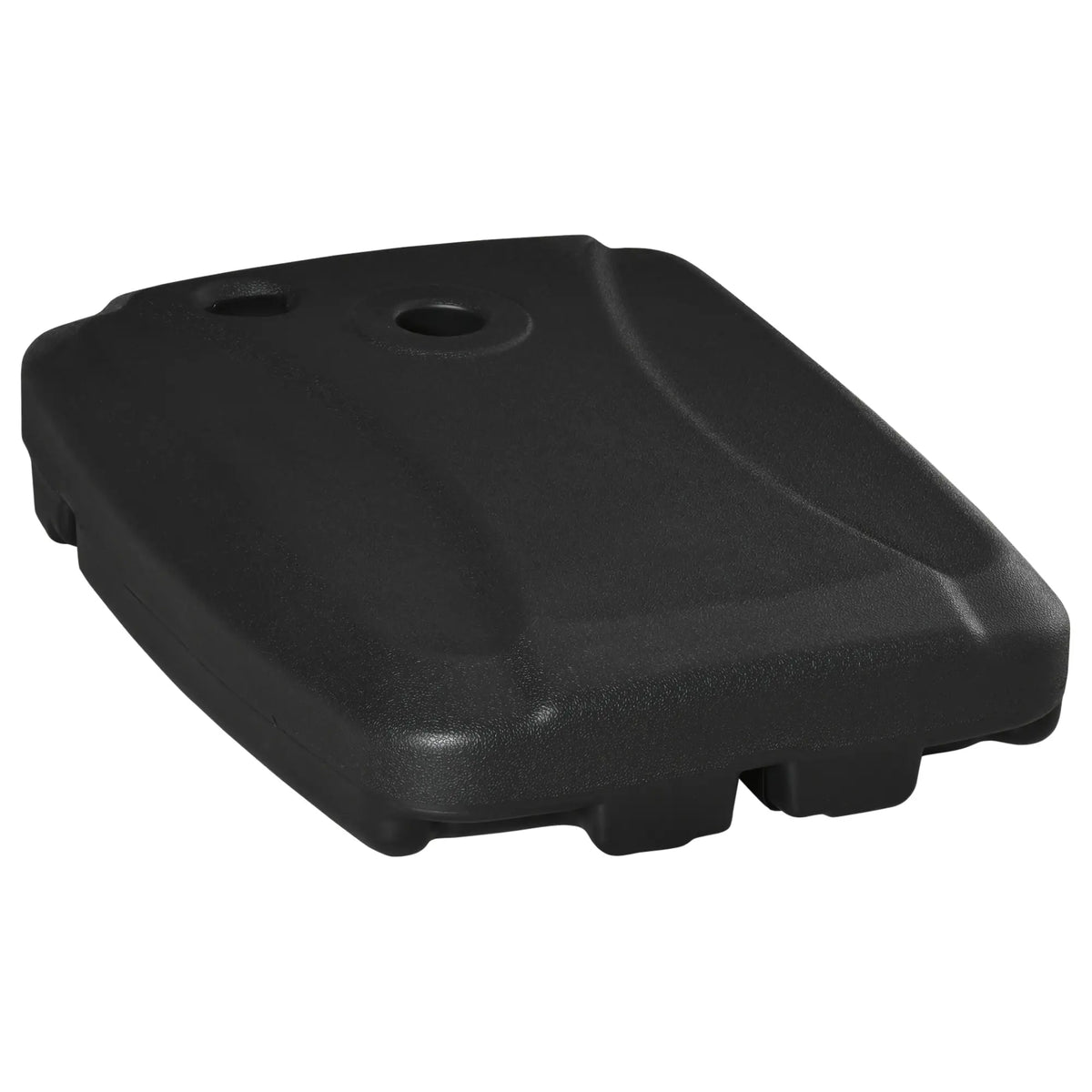 Offset Umbrella Base, Square, Water Sand Filled, 165 lbs, Black Umbrella Bases at Gallery Canada