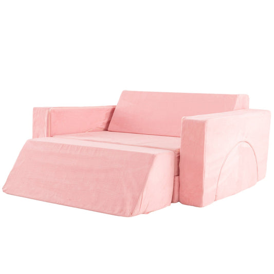 8 Pieces Kids Modular Play Sofa with Detachable Cover for Playroom and Bedroom at Gallery Canada