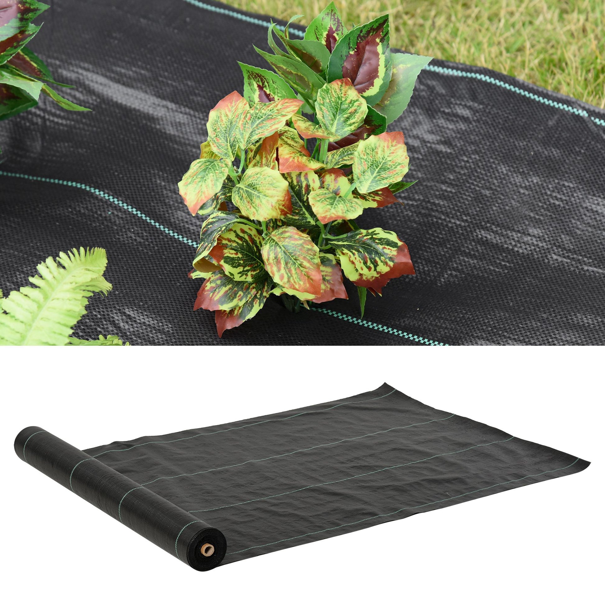 3.3ftx164ft Gardener Premium Weed Barrier 3.5OZ Landscape Fabric Durable &; Heavy-Duty Weed Block Gardening Mat at Gallery Canada