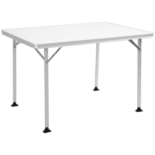 3.9ft Portable Picnic Table w/ All-terrain Feet, Aluminum Folding Camping Table for Indoor and Outdoor, Camping, Picnic, Barbecue and Party at Gallery Canada
