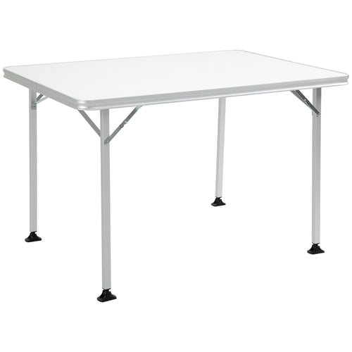 3.9ft Portable Picnic Table w/ All-terrain Feet, Aluminum Folding Camping Table for Indoor and Outdoor, Camping, Picnic, Barbecue and Party