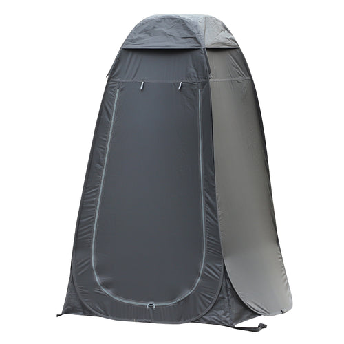 Pop Up Shower Tent, Portable Privacy Room for Outdoor Changing, Dressing, Fishing Storage with Carrying Bag, Black