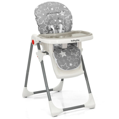 Folding Baby High Dining Chair with 6-Level Height Adjustment - Gallery Canada