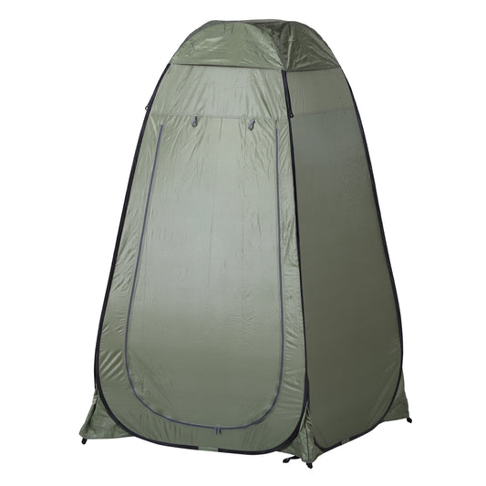 Pop Up Shower Tent, Portable Privacy Room for Outdoor Changing, Dressing, Fishing Storage with Carrying Bag, Green - Gallery Canada