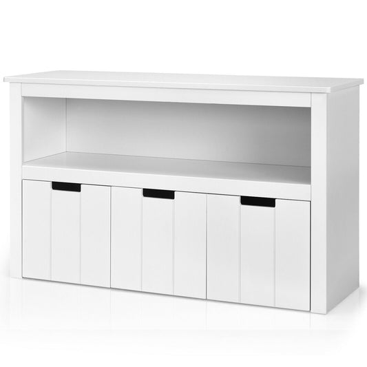 Kid Toy Storage Cabinet 3 Drawer Chest with Wheels Large Storage Cube Shelf at Gallery Canada