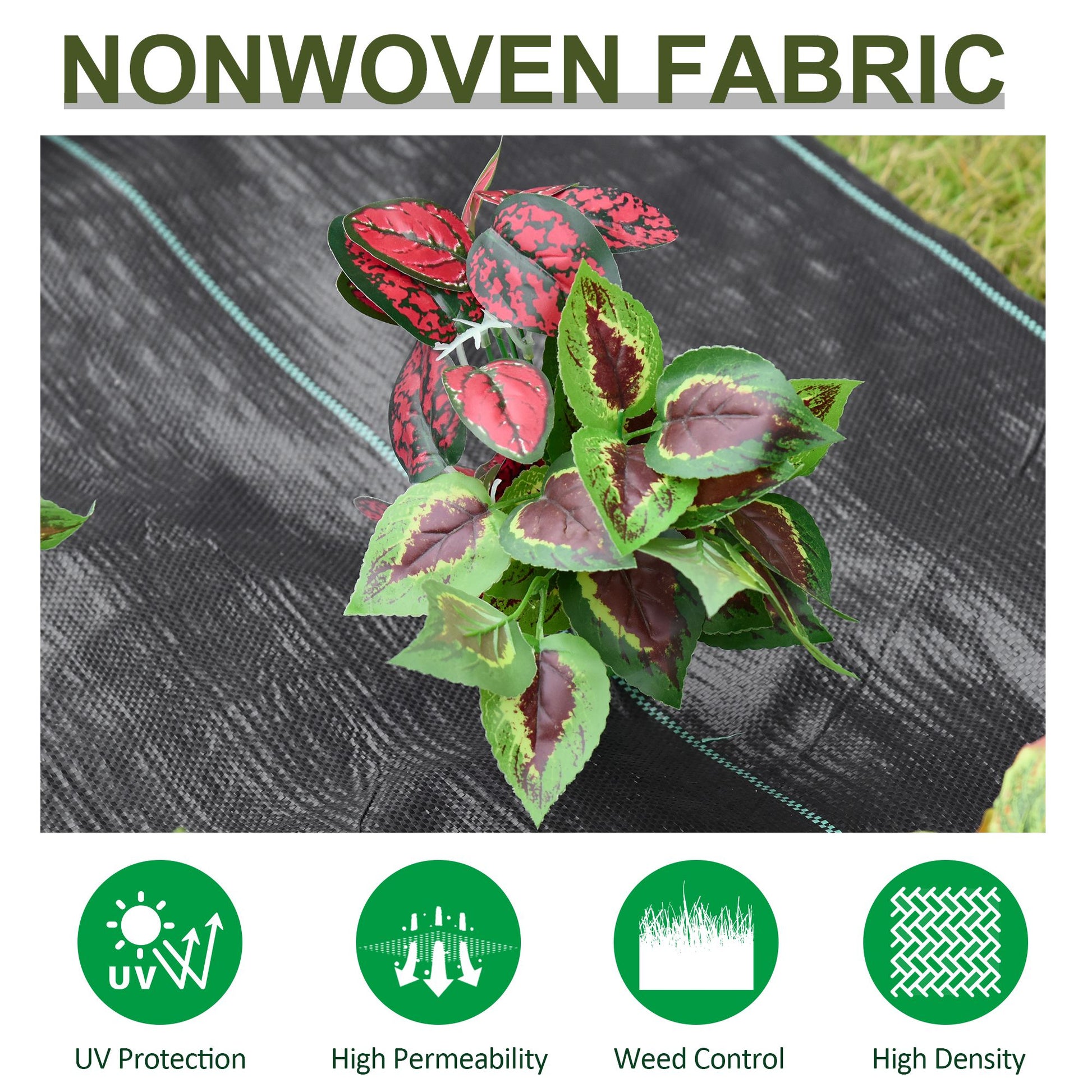 6.6ftx164ft Gardener Premium Weed Barrier 3.5OZ Landscape Fabric Durable &; Heavy-Duty Weed Block Gardening Mat at Gallery Canada