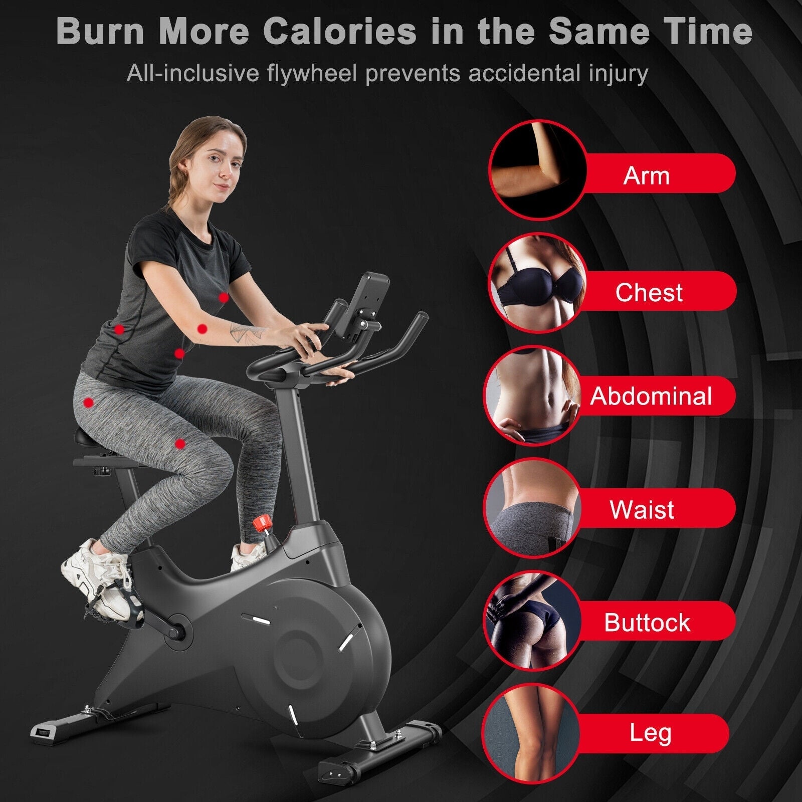 Magnetic Resistance Stationary Bike for Home Gym at Gallery Canada
