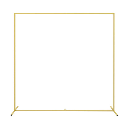 6.6x6.6FT Gold Backdrop Stand, Square Metal Wedding Arch for Birthday Party, Bridal Shower, Graduation, Ceremony at Gallery Canada