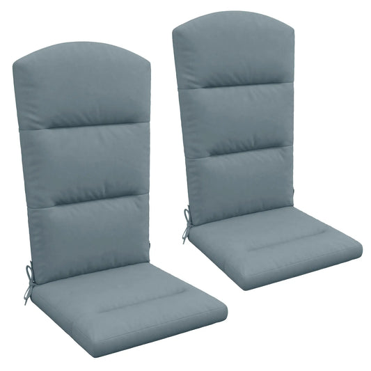 Adirondack Chair Replacement Cushion, With Back And Ties, Dark Grey Patio Chair Cushions Dark Grey at Gallery Canada