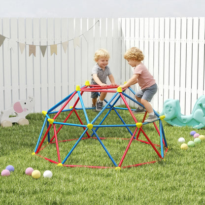 6 FT Climbing Dome Jungle Gym, UV-Resistant Steel, 396 lbs, Ages 3-8, Rust Gym Sets & Swings at Gallery Canada