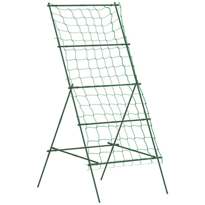 Adjustable A-Frame Garden Trellis, 20 Metal Clips, 4 Net Straps Plant Stands at Gallery Canada