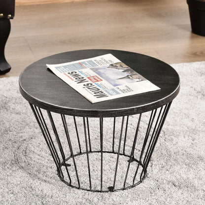 16" Steel Patio Side Table, Hourglass Design, Outdoor Indoor, Black Patio Side Tables at Gallery Canada
