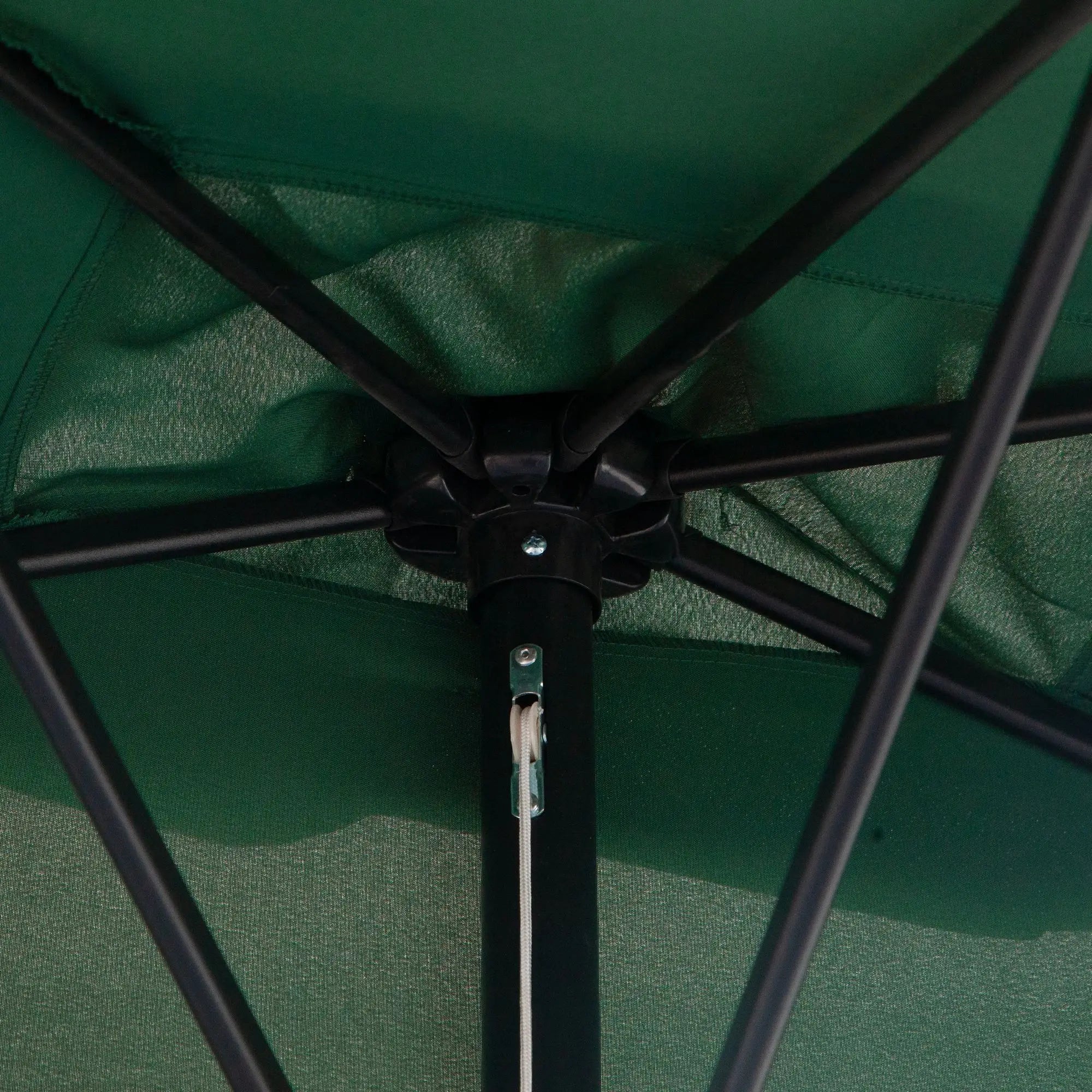8ft Half Umbrella, Outdoor Balcony Parasol, Patio Sun Shade, Green Sun Umbrellas at Gallery Canada