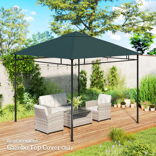 10' X 10' Square Gazebo Canopy Replacement Cover, Green, Charcoal Gazebo Canopy Replacement Grey at Gallery Canada