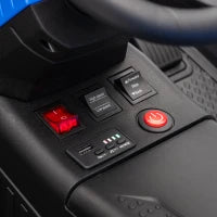 Voiture électrique pour enfants 24V, Double Moteur, Télécommande, Bleu