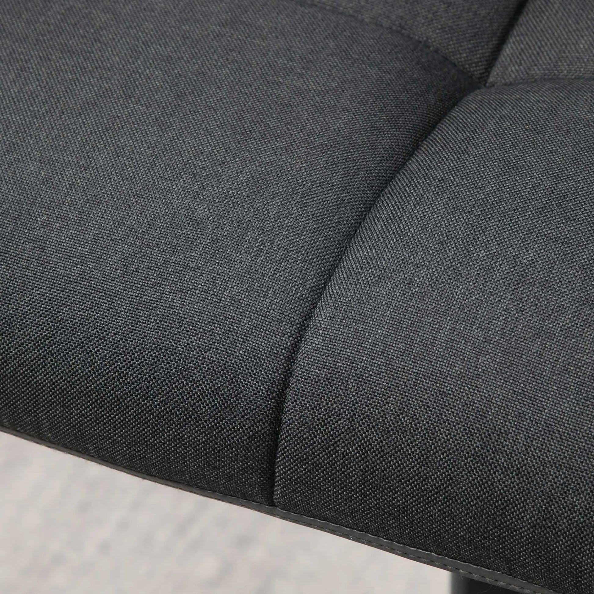 Swivel Barstools Set of 2, Adjustable with Footrest, PU Leather Back, Black, Grey Bar Stools at Gallery Canada