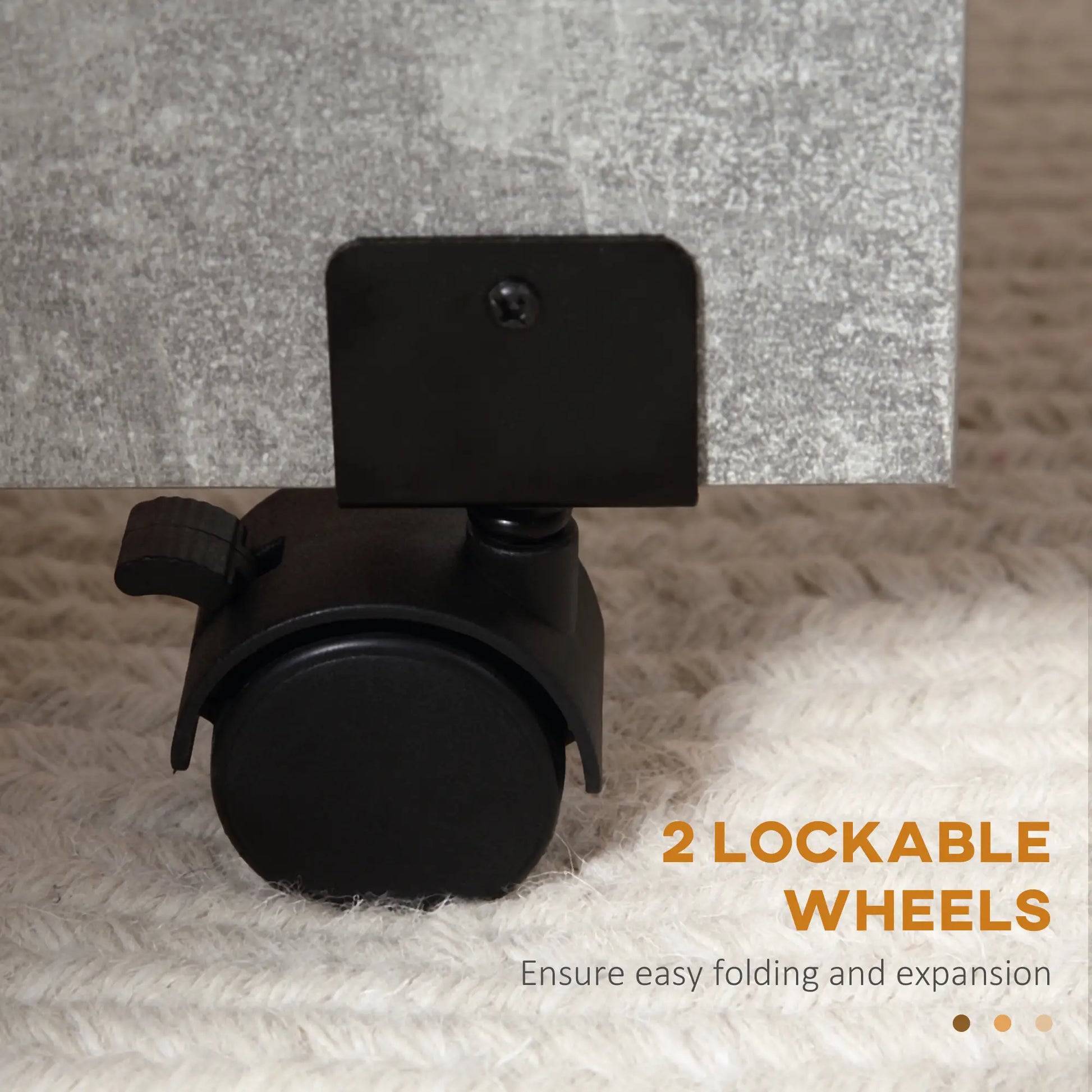 Extendable Dining Table, Collapsible w/ 2-Tier Shelves, Rolling Casters, Grey Bar Tables & Dining Tables at Gallery Canada