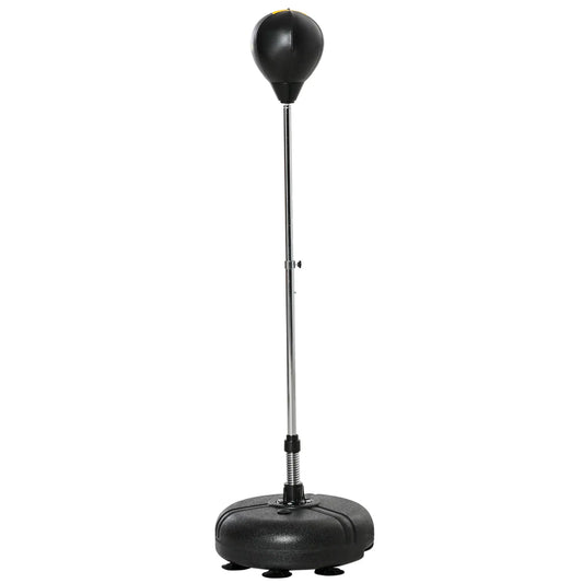 Reflex Bag with Stand, 52.4"-59.4" Adjustable, Speedball, Gloves Strength Training Equipment Black, Gold Tone at Gallery Canada